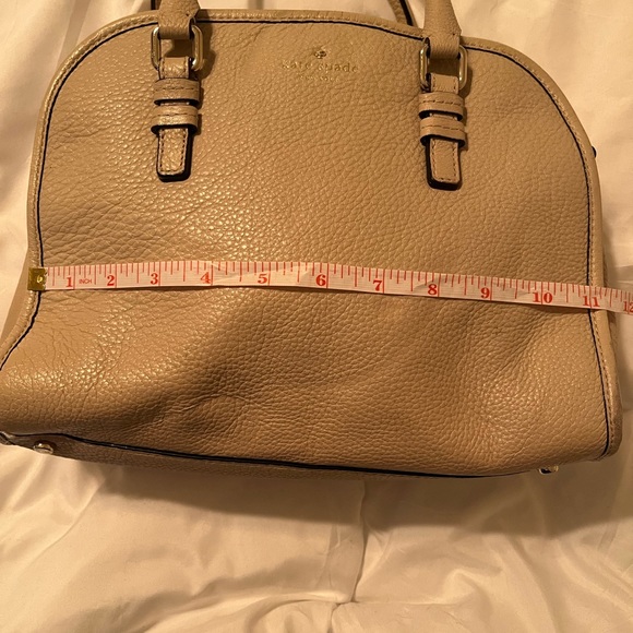 kate spade Bags Kate Spade Leather Bag Cream Poshmark